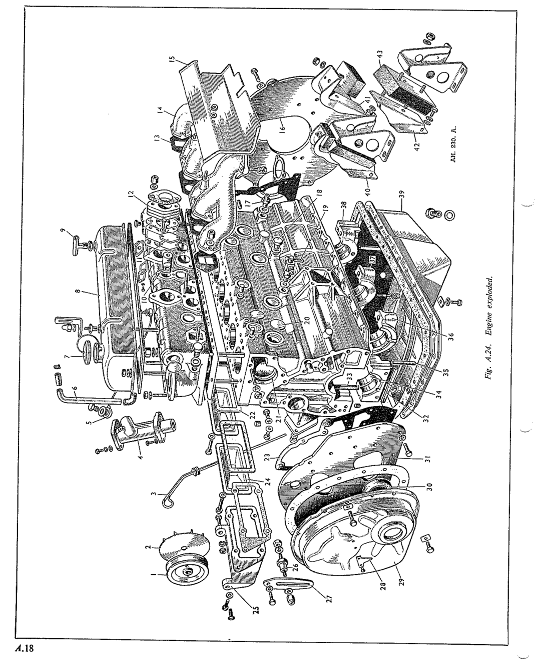 Fig A.24. Engine exploded